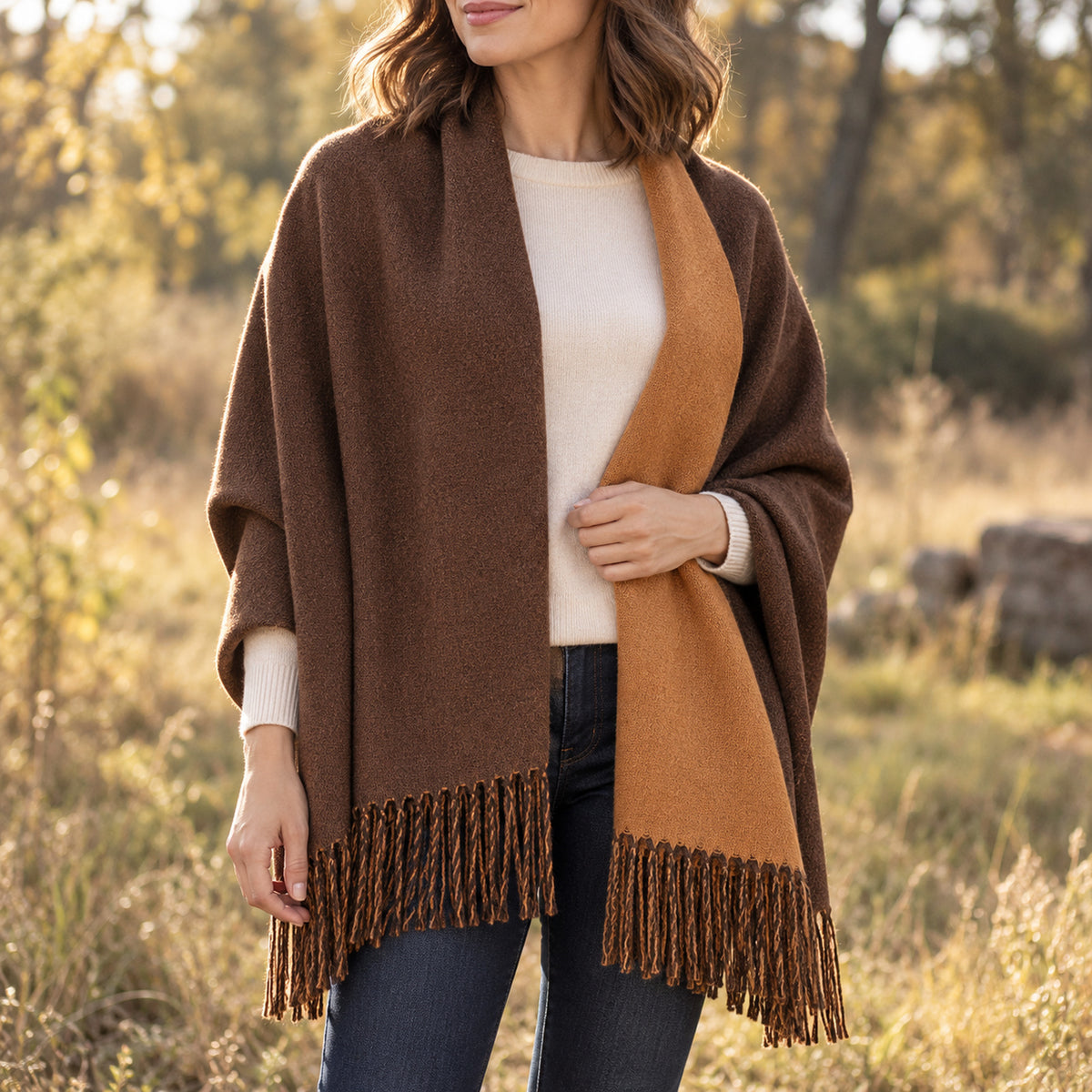 Wendbarer Damen-Pashminaschal