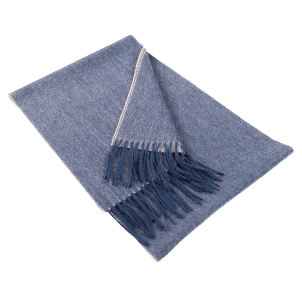 Blauer Schal aus 100% Kaschmir für Damen Paris